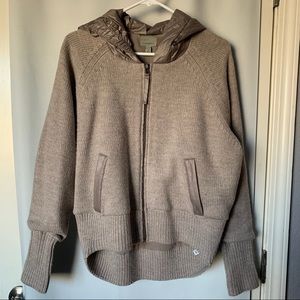 Athlete Mauve Sweater Jacket